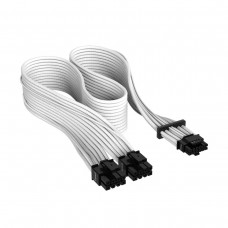 Corsair Premium Individually Sleeved 12+4 Pin (16-Pin) PCIe Gen 5.0 12VHPWR Type-4 Power Cable, White