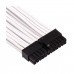 Corsair CP-8920231 Premium Individually Sleeved ATX 24-Pin Cable, Type 4, Gen 4, White