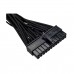 Corsair Premium Individually Sleeved ATX 24-Pin Cable, Type 4, Gen 3, Black