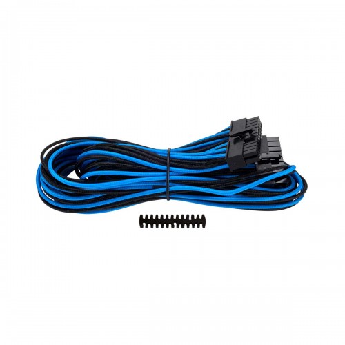 Corsair CP-8920164 Premium Individually Sleeved ATX 24-Pin Cable, Type 4, Gen 3, Blue and Black