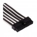 Corsair CP-8920227 Premium Individually Sleeved PSU Cables, Pro Kit, Type 4, Gen 4, Black and White