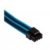 Corsair CP-8920242 Premium Individually Sleeved EPS12V / ATX12V Cables, Type 4, Gen 4, Blue and Black