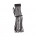 Corsair CP-8920220 Premium Individually Sleeved PSU Cables, Starter Kit, Type 4, Gen 4, Black and White