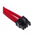 Corsair CP-8920216 Premium Individually Sleeved PSU Cables, Starter Kit, Type 4, Gen 4, Red