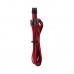 Corsair CP-8920219 Premium Individually Sleeved PSU Cables, Starter Kit, Type 4, Gen 4, Red and Black