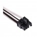 Corsair CP-8920255 Premium Individually Sleeved PCIe Cables with Dual Connectors, Type 4, Gen 4, White and Black