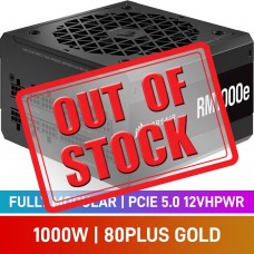 Corsair RMe Series RM1000e 80 PLUS Gold Fully Modular PCIe 5.0 12VHPWR ATX 3.0 PSU, 1000w Corsair RMe Series RM1000e 80 PLUS Gold Fully Modular PCIe 5.0 12VHPWR ATX 3.0 PSU, 1000w