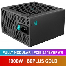 DEEPCOOL GamerStorm PQ-G Series PQ1000G 80 PLUS Gold Fully Modular PCIe 5.1 12VHPWR 12V-2x6 ATX 3.1 PSU, 1000w DEEPCOOL GamerStorm PQ-G Series PQ1000G 80 PLUS Gold Fully Modular PCIe 5.1 12VHPWR 12V-2x6 ATX 3.1 PSU, 1000w