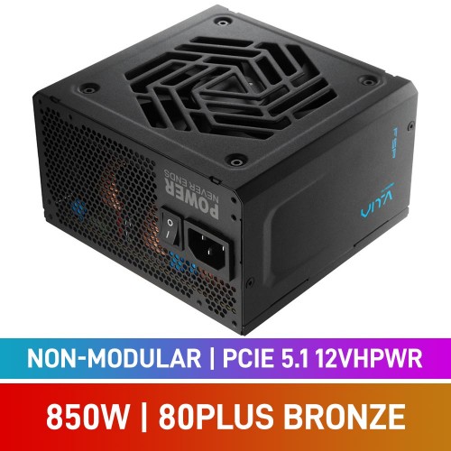 FSP VITA BD Series VITA-850BD 80 PLUS Bronze PCIe 5.1 12VHPWR 12V-2x6 ATX 3.1 PSU, 850w FSP VITA BD Series VITA-850BD 80 PLUS Bronze PCIe 5.1 12VHPWR 12V-2x6 ATX 3.1 PSU, 850w