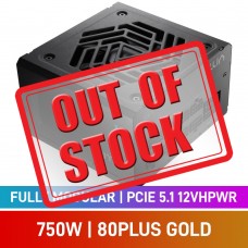 FSP VITA GM Series VITA-750GM 80 PLUS Gold Fully Modular PCIe 5.1 12VHPWR 12V-2x6 ATX 3.1 PSU, 750w