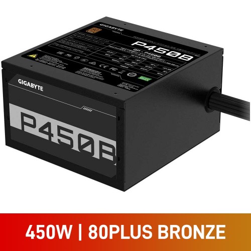 Gigabyte PB Series GP-P450B 80 PLUS Bronze ATX PSU, 450w