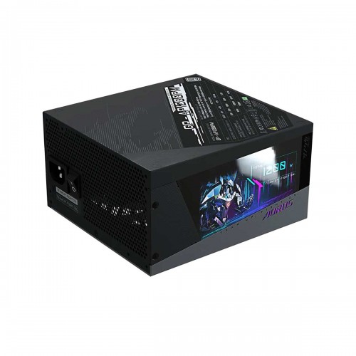Gigabyte AORUS AP-PM Series 80 PLUS Platinum Fully Modular ATX PSU, RGB with LCD Display, 1200w