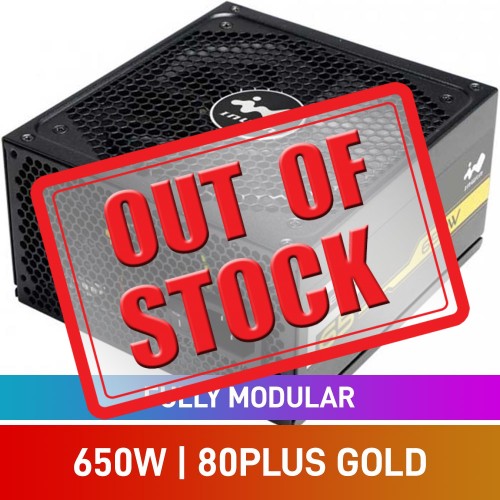 InWin P Series P65 80 PLUS Gold Fully Modular ATX PSU, 650w InWin P Series P65 80 PLUS Gold Fully Modular ATX PSU, 650w