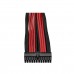 Thermaltake TtMod Individually Sleeved PSU Extension Cables, Universal Compatibility, Red and Black