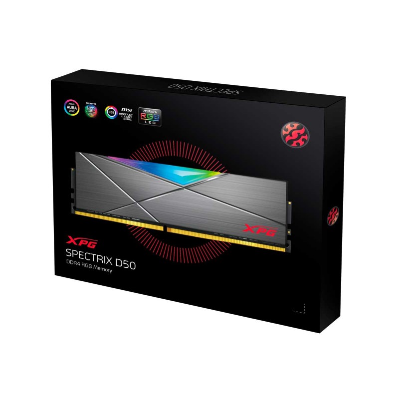 ADATA XPG SPECTRIX D50 16GB RGB (2 x 8GB) DDR4 DRAM 4800MHz C19