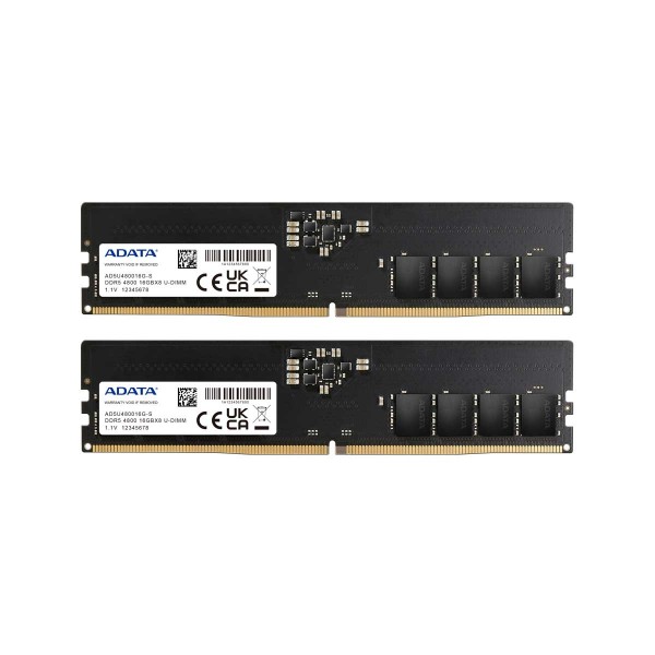 ADATA DDR5-4800 U-DIMM 32GB (2 x 16GB) DDR5 DRAM 4800MHz CL40 1.10