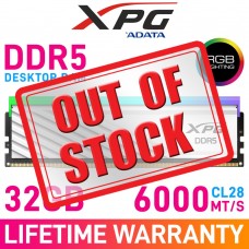 ADATA XPG LANCER BLADE RGB 32GB (1 x 32GB) DDR5 DRAM 6000MHz CL28 1.40V AX5U6000C2832G-SLABRWH Memory Module — White