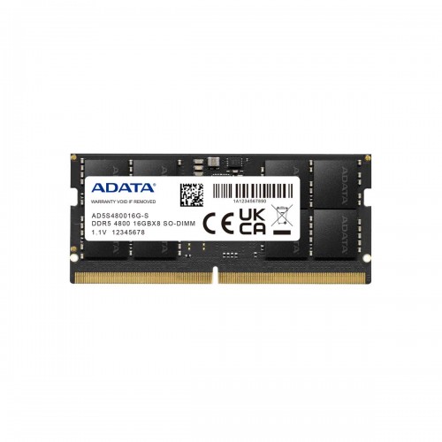 ADATA 32GB (1 x 32GB) DDR5 DRAM 4800MHz CL40 1.1V AD5S480032G SO-DIMM Memory Module