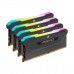 Corsair VENGEANCE RGB PRO SL 32GB (4 x 8GB) DDR4 DRAM 3200MHz CL16 1.35V CMH32GX4M4E3200C16 Memory Kit — Black