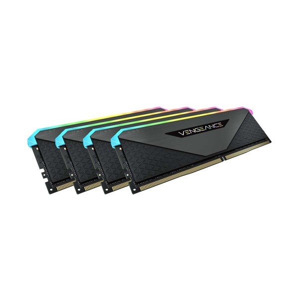 メモリー CORSAIR VENGEANCE RGB RT 64GB DDR4 Corsair VENGEANCE RGB RT 64GB (4 x 16GB) DDR4 DRAM 3200MHz CL16