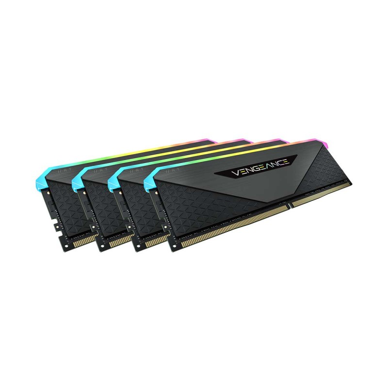 Corsair VENGEANCE RGB RT 32GB (4 x 8GB) DDR4 DRAM 3200MHz CL16