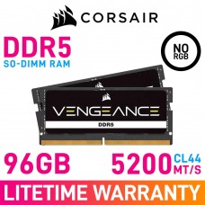 Corsair Vengeance 96GB (2 x 48GB) DDR5 DRAM 5200MHz CL44 1.10V CMSX96GX5M2A5200C44 SO-DIMM Memory Module