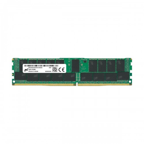 Micron ECC Registered 16GB (1 x 16GB) DDR4 2Rx8 DRAM 3200MHz CL22 1.20V MTA18ASF2G72PDZ-3G2R1R Memory Module — No Heatspreader Micron ECC Registered 16GB (1 x 16GB) DDR4 2Rx8 DRAM 3200MHz CL22 1.20V MTA18ASF2G72PDZ-3G2R1R Memory Module — No Heatspreader