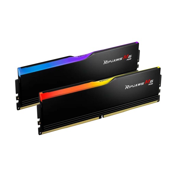メモリー G.SKILL Ripjaws M5 32GB DDR5-6400 CL32 G.Skill RIPJAWS M5 RGB 32GB (2 x 16GB) DDR5 DRAM 6400MHz CL32 1.40