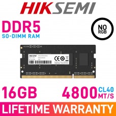 HikSemi HIKER 16GB (1 x 16GB) DDR5 DRAM 4800MHz CL40 1.10V HSC516S48Z1 SO-DIMM Memory Module