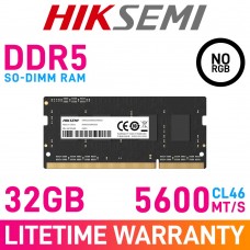 HikSemi HIKER 32GB (1 x 32GB) DDR5 DRAM 5600MHz CL46 1.10V HSC532S56Z1 SO-DIMM Memory Module