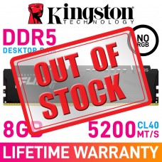 Kingston FURY BEAST DDR5 8GB (1 x 8GB) DDR5 DRAM 5200MHz CL40 1.25V KF552C40BB-8 Memory Module — Black Kingston FURY BEAST DDR5 8GB (1 x 8GB) DDR5 DRAM 5200MHz CL40 1.25V KF552C40BB-8 Memory Module — Black