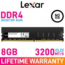 Lexar 8GB (1 x 8GB) DDR4 DRAM 3200MHz CL22 1.20V LD4AU008G-B3200GSST Memory Module