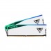 Patriot VIPER ELITE 5 RGB 32GB (2 x 16GB) DDR5 DRAM 6000MHz CL30 1.35V PVER532G60C30KW Memory Kit — White
