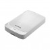 ADATA HV320 External Hard Drive, USB 3.2, 2.5", White — 4TB