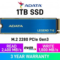ADATA Legend 710 PCIe Gen3x4 M.2 2280 NVMe SSD — 1TB