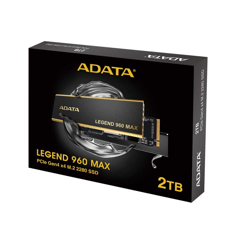 ADATA Legend 960 MAX PCIe Gen4x4 M.2 2280 NVMe SSD with Heatsink