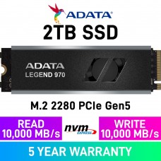 ADATA Legend 970 PCIe Gen5x4 M.2 2280 NVMe SSD with Heatsink — 2TB