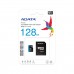 ADATA PREMIER microSDXC / SDHC UHS-I Class 10 Memory Card with SDXC Adapter — 128GB
