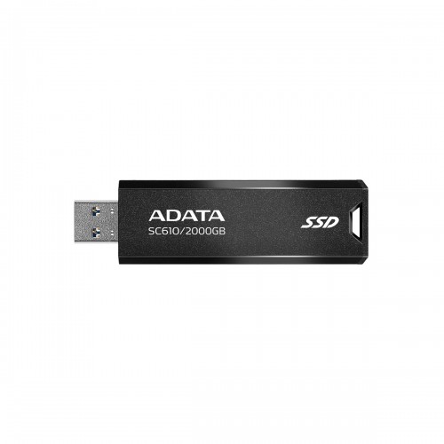 ADATA SC610 External SSD, USB 3.2 Gen 2 Type-A, Black — 2TB