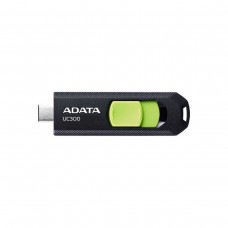 ADATA UC300 Flash Drive, Black and Green, USB3.2 Type-C, 32GB