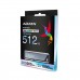 ADATA UE800 Brushed Aluminium Flash Drive, Black, USB3.2 Type-C, 512GB