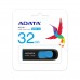 ADATA UV128 Flash Drive, Black and Blue, USB3.2, 32GB