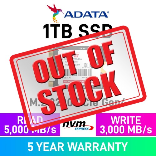 ADATA XPG GAMMIX S55 PCIe Gen4x4 M.2 2230 NVMe SSD — 1TB