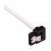 Corsair Premium Sleeved SATA Cable, Pack of 2, Straight to 90° Angled, 30cm, White Corsair Premium Sleeved SATA Cable, Pack of 2, Straight to 90° Angled, 30cm, White