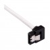 Corsair Premium Sleeved SATA Cable, Pack of 2, Straight to 90° Angled, 60cm, White