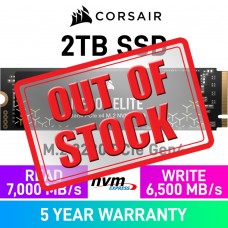 Corsair MP600 ELITE PCIe Gen4x4 M.2 2280 NVMe SSD — 2TB Corsair MP600 ELITE PCIe Gen4x4 M.2 2280 NVMe SSD — 2TB