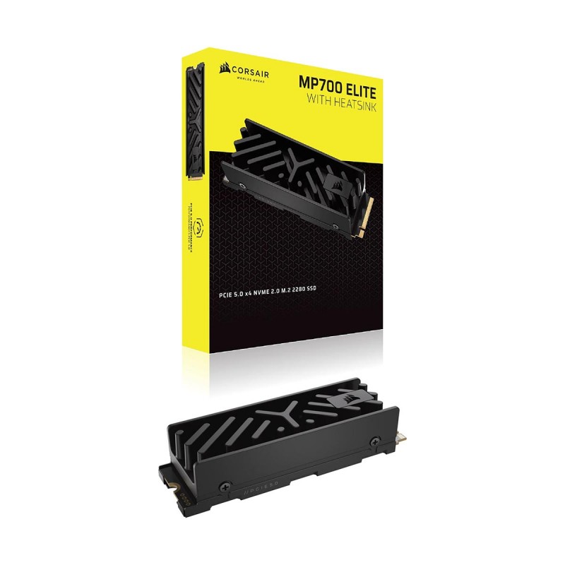 Corsair MP700 ELITE PCIe Gen5x4 M.2 2280 NVMe SSD with Heatsink
