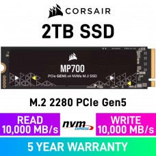 Corsair MP700 PCIe Gen5x4 M.2 2280 NVMe SSD — 2TB