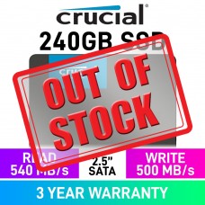 Crucial BX500 2.5" SATA 6Gb/s SSD — 240GB