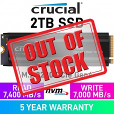 Crucial T500 Gen4x4 M.2 2280 NVMe SSD with Heatsink — 2TB